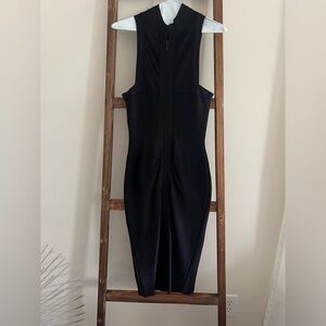 HERVE LEGER XS Black Dress
